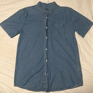 Pacsun Blue Jean Button up
